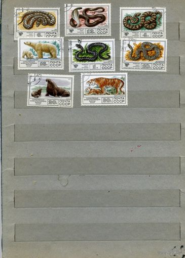 СССР, 1977,  ФАУНА СССР,    серия 8м гашеная