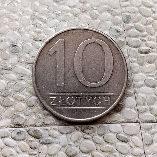 10 злотых 1986 года Польша. Народная Республика.