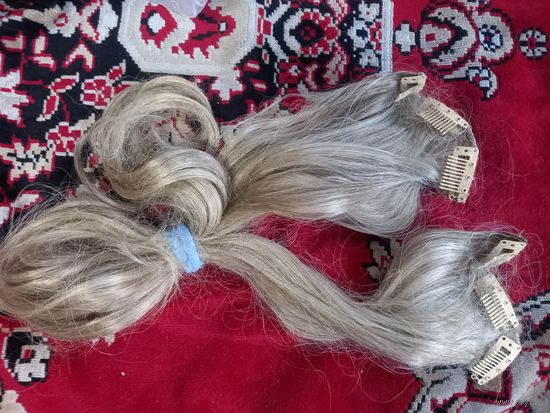 Волосы накладные парик косичка (3)