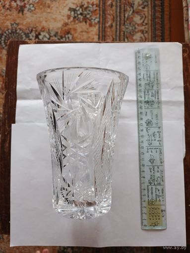 Ваза Хрусталь толстое стекло