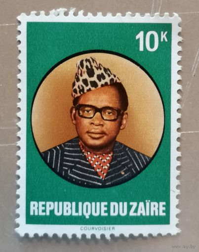 Марка Заир, Конго, президент Сиссе Секо, 1978 г.