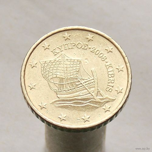 Кипр 50 евроцентов 2008