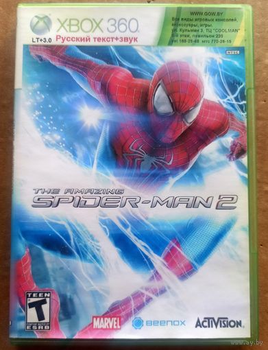The Amazing Spider-Man 2. X-BOX 360. LT+3.0. Игра для прошитого xbox. Диск