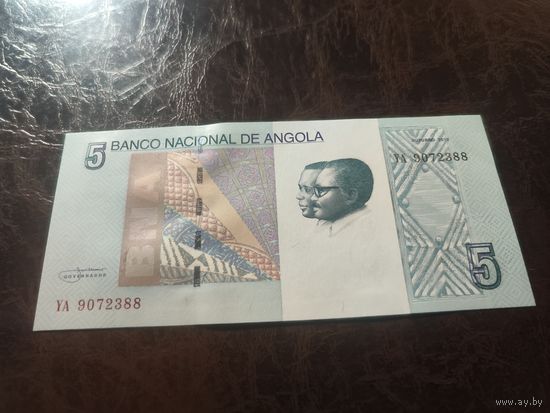 Ангола 5 кванза образца 2012 года AUNC p151a