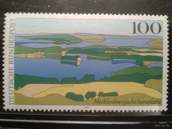 Германия 1994 нац. парк, озерный **Михель-1,4 евро