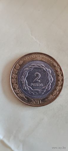 Аргентина 2 песос 2011