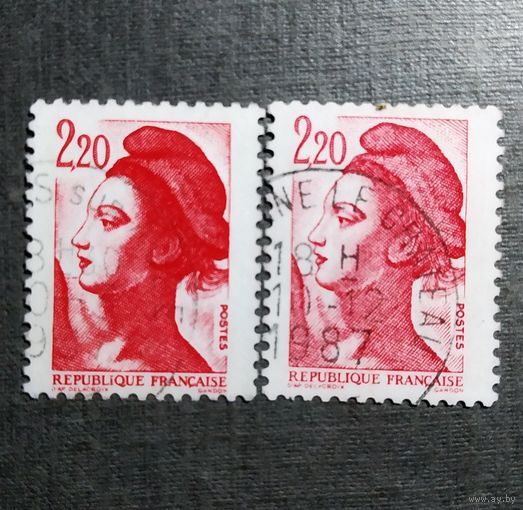 Марки Франция 1985 год Стандартный выпуск