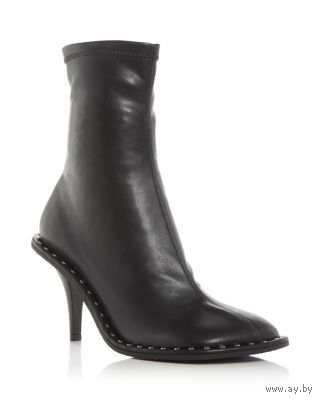 Stella McCartney Ryder Stretch Bootie 5.5US / 35.5EU полусапоги из экокожи