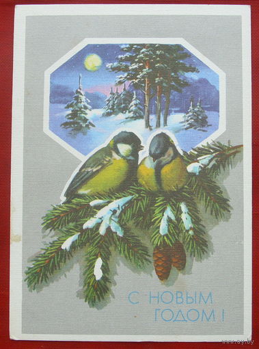 С новым годом! Чистая. 1990 года. Куртенко. 1120.