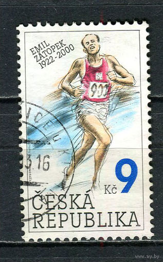 Чешская Республика - 2002 - Спорт. Эмиль Затопек  - [Mi. 331] - полная серия - 1 марка. Гашеная.  (Лот 64HN)-T2P19