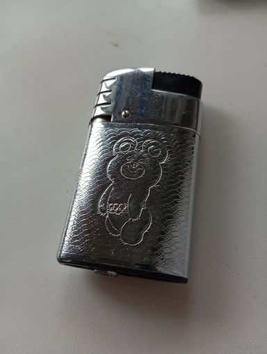 Редкая Зажигалка СССР Олимпийский мишка