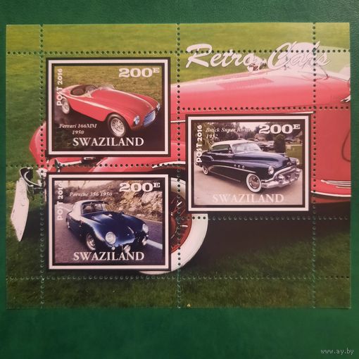 Свазиленд 2016. Классические ретро автомобили. Buick. Ferrari. Porsche