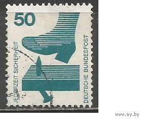 ФРГ. Борьба с травматизмом. Гвоздь в доске. 1971г. Mi#700.