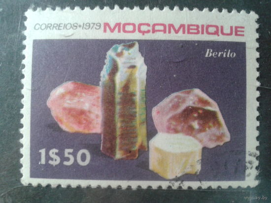 Мозамбик, 1979. Минералы, берилл