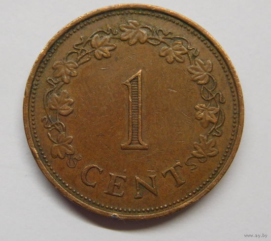 Мальта 1 цент 1972 г