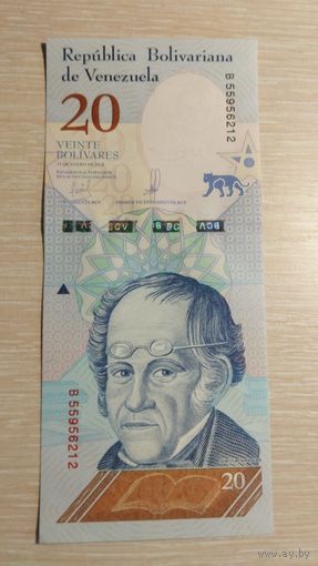 20 Боливар 2018 Венесуэла