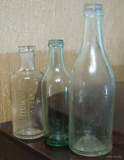 Три бутылочки Германия, ПМВ. Надписи.