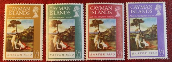 Колонии Британии Кайманы живопись 1970 MNH Рождество