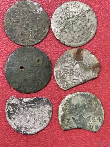 Швеция 1662-1734г.цена за все.