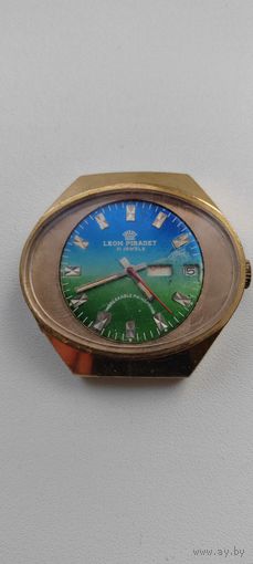 Винтажные Швейцарские часы Leon Piradet. Ау 10. Отличное состояние.