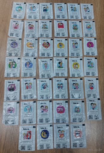 Вкладыши Love is 9 серия 40 шт.