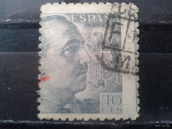 Испания 1939 Генерал Франко, гос. герб 40с
