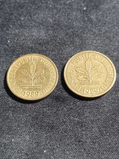 Германия 5 пфеннигов 1984 J G