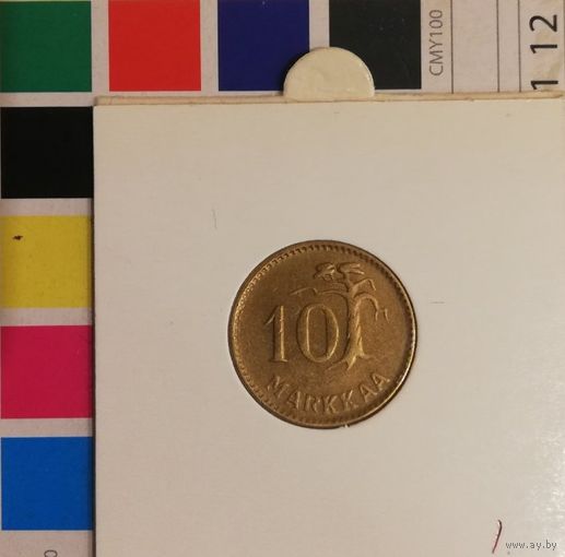 Финляндия 10 марок 1952 в холдере