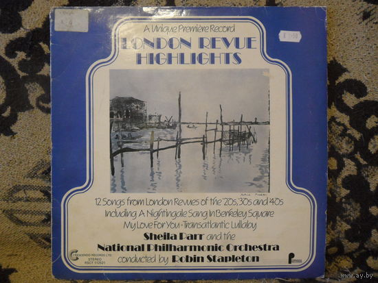 Sheila Parr and the National Philharmonic Orchestra - London Revue Highlights - Crescendo records, Англия