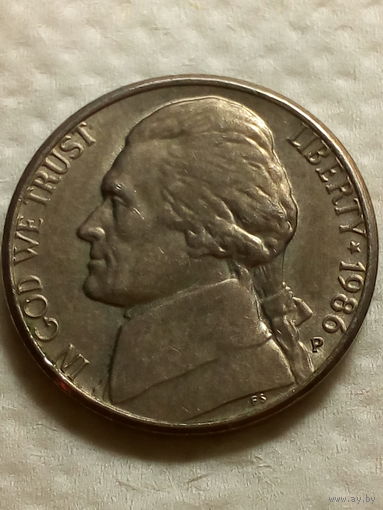 5 центов США 1986 год