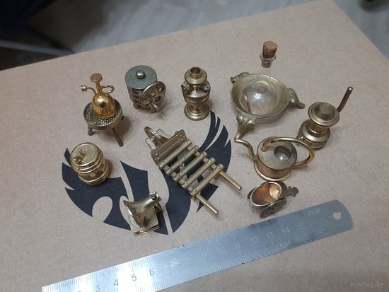 Миниатюры ОДНИМ ЛОТОМ. Германия. Латунь.