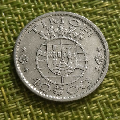 Тимор 10 эскудо 1964 г