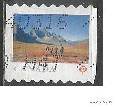 Канада. Горный пейзаж. 2019г. Mi#3224.