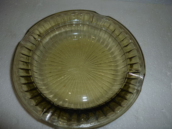 Пепельница. Цветное стекло. СССР. НЁМАН. Клеймо