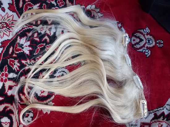 Волосы накладные парик косичка (4)