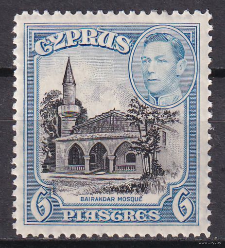 35.BrK. Великобритания. Колонии. Кипр. Георг VI. Архитектура и пейзажи. 1938 г. 6P. Mi.#149.
