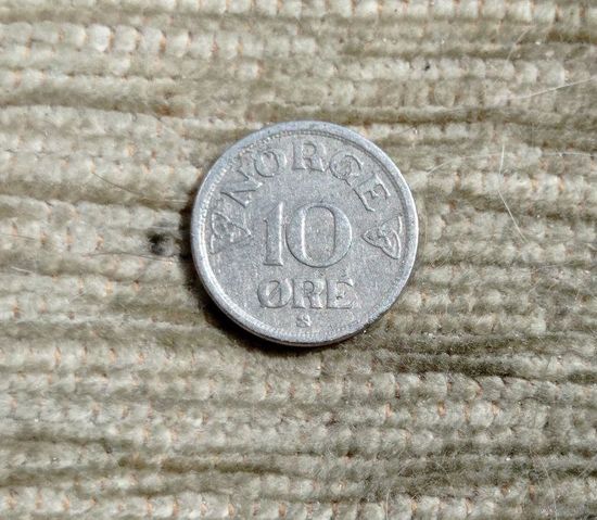 Werty71 Норвегия 10 эре 1956