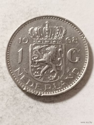 Нидерланды 1 гульден 1968