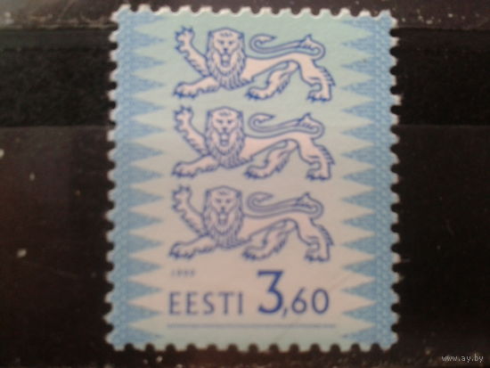 Эстония 1999 Стандарт, герб** 3,60