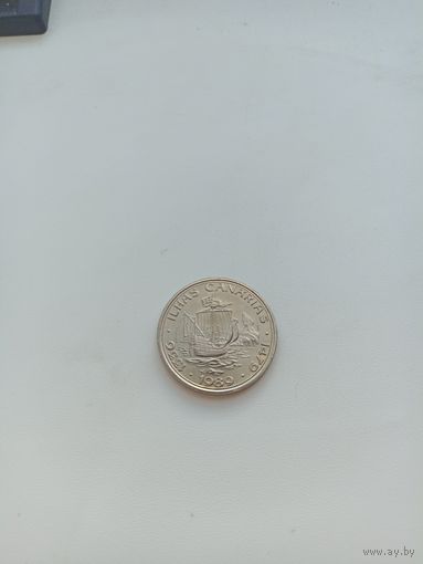 Канарские острова 100 эскудо 1989 год