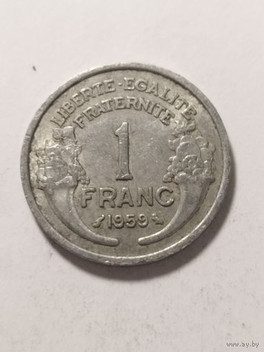 Франция 1 франк 1959