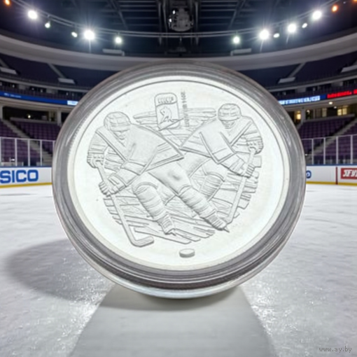 Чемпионат мира по хоккею 2014 года. Чижовка-Арена, 1 рубль 2013 Медно-никель