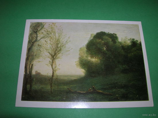 Живопись Коро Утро чистая