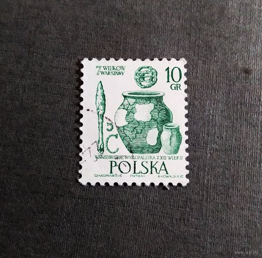 Марка Польша 1965 год 700-летие Варшавы