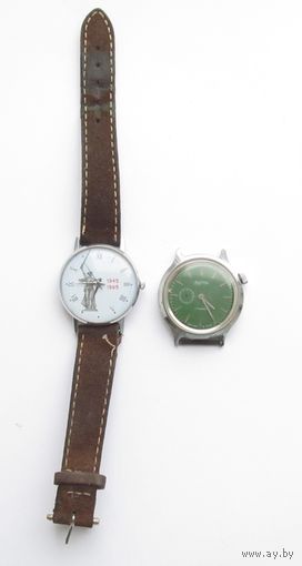 Все лоты с рубля.Часы в ремонт,Восток тикает.