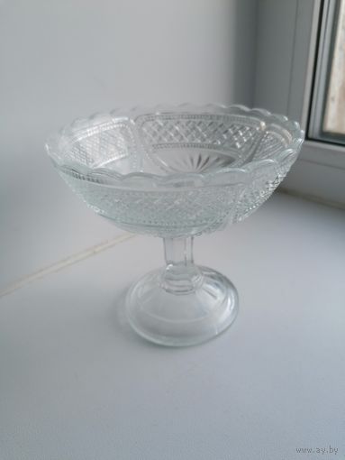 Вазочка, Конфетница, стекло, царская Россия до 1917