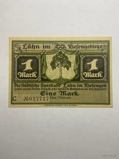 1 марка (нотгельды) г. Германия.-1012