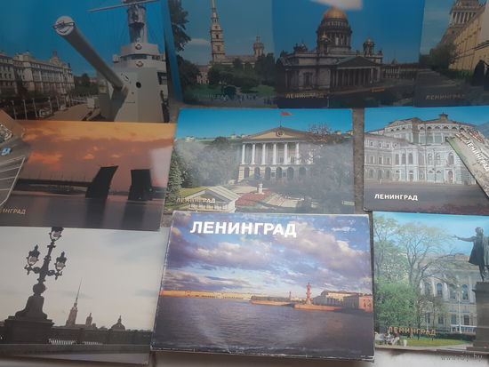 Набор открыток. Ленинград. 14 штук.1988 год. (1)