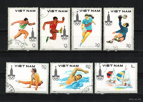 Вьетнам 1980, спорт, Олимпийские игры 80, Mi 2,08, В223