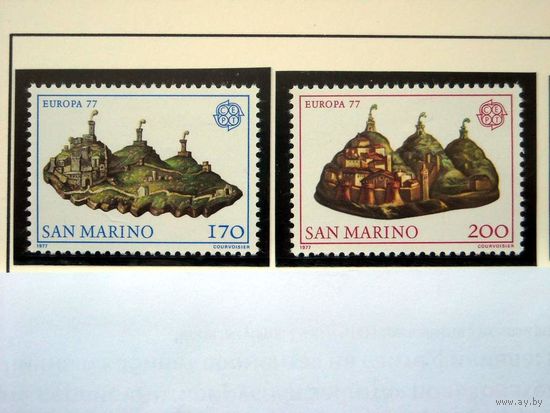Сан Марино 1977(М-1131-2) Европа-СЕПТ архитектура**